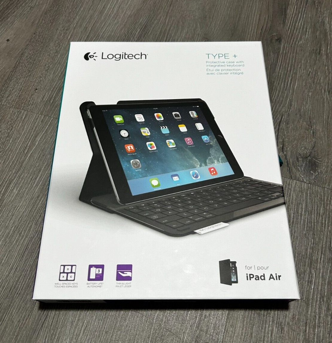 Logitech Type + Protective Case Integrated Keyboard iPad Air 1st Gen BRAND NEW