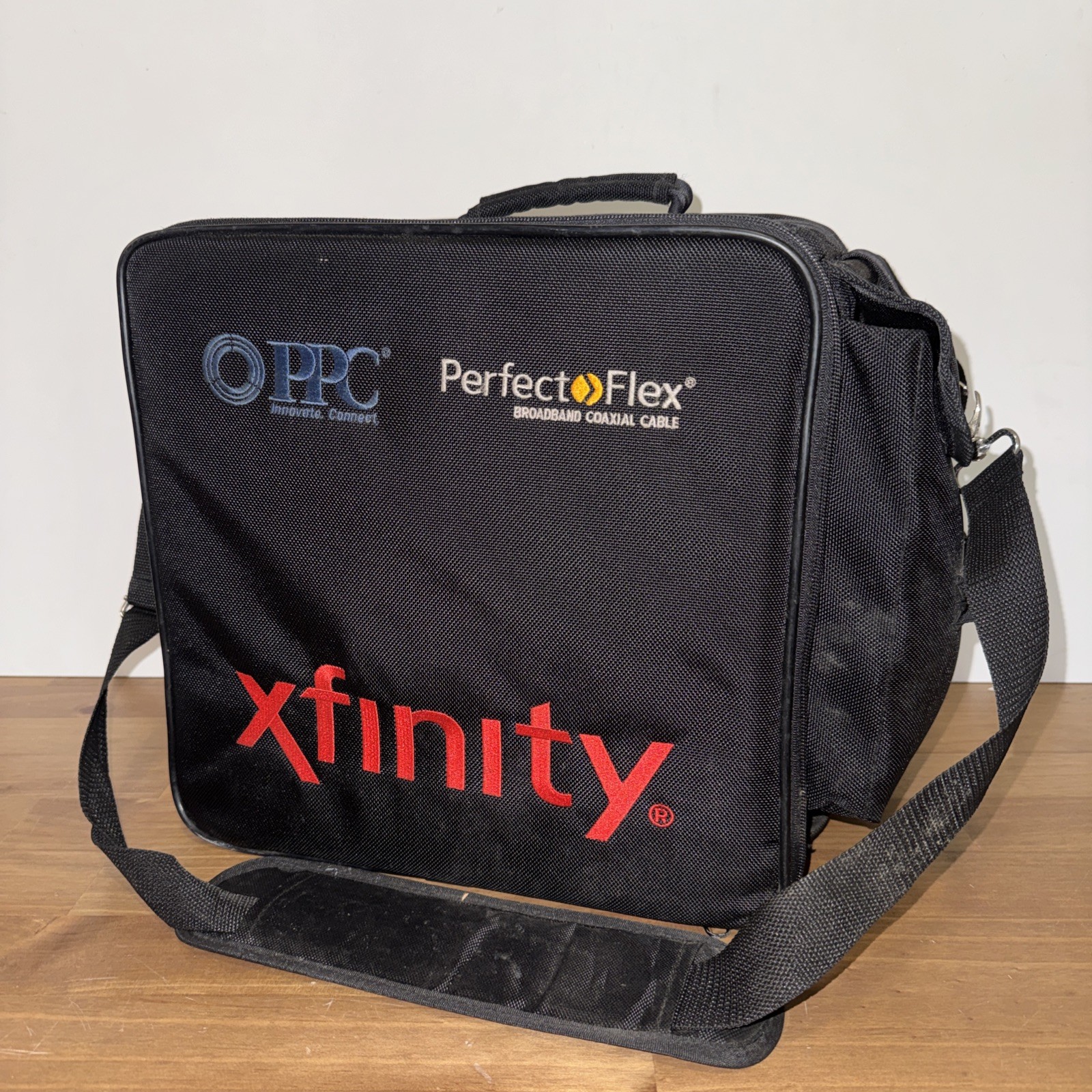 Perfect Flex Xfinity PPC Cable Carry Bag with Pocket, Strap and Built-in Spool