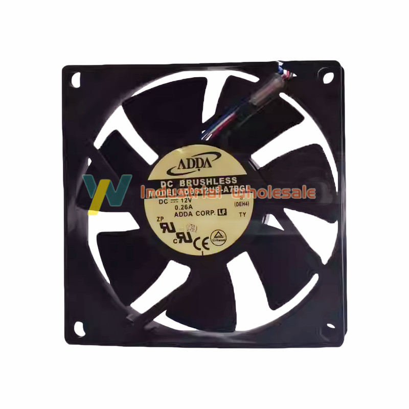 1pc For ADDA AD0812UB-A7BGL S DC 12V 0.26A 4-wire 80x80x25mm Server Cooling Fan