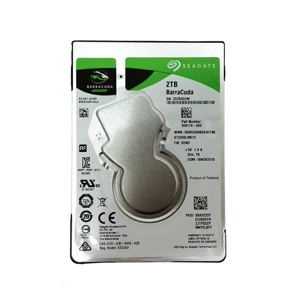 for Seagate 2TB ST2000LM015 128MB SATA 6Gb/s 2.5" Laptop HDD Hard Disk Drive