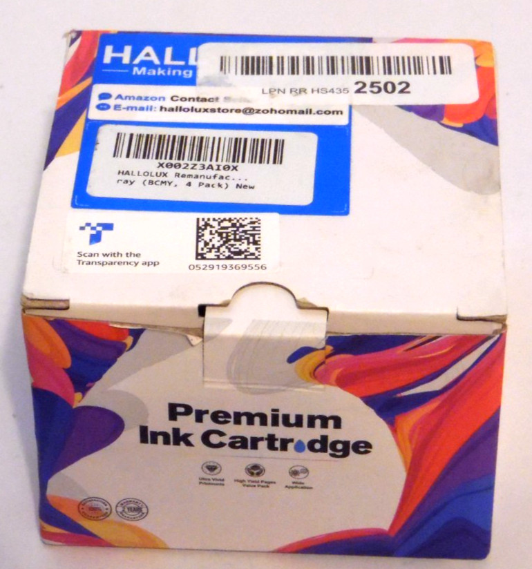 HALLOLUX Ink Cartridge Replacement for HP 910 XL  Black, Yellow, Magenta, Cyan
