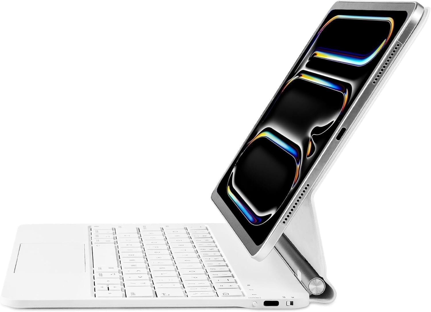 INI Magic Keyboard Case for iPad Pro 11-inch 2024, Magnetic Attachment,