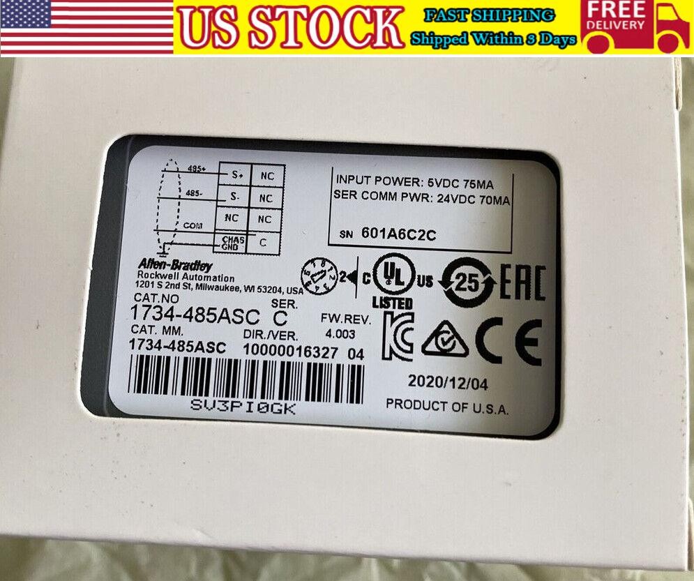 AB 1734-485ASC Series C Point I0 RS4 85 Comm Module 1734-485ASC NEW Spot Goods