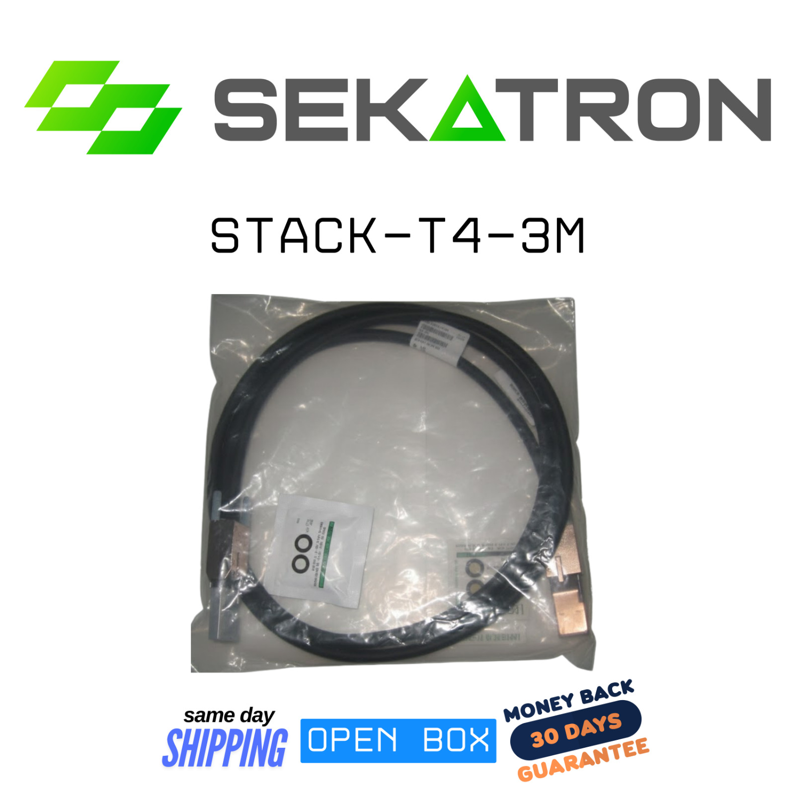 🔗 Cisco Refresh STACK-T4-3M • 3M StackWise-160 SFP+ Stacking Cable • ⚡FastShip