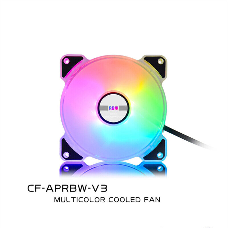 Shyrrik Radiator A-RGB Case Fan 120mmx25mm LED Fan Heatsink Cooler Adjust Speed
