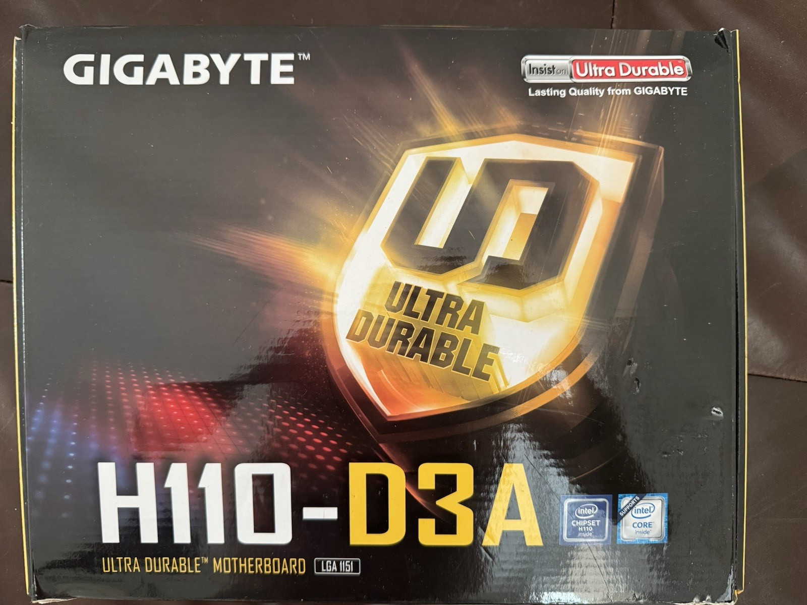 Gigabyte GA-H110-D3A + Intel [Модель, напр. Core i3-6100] + Corsair 4G