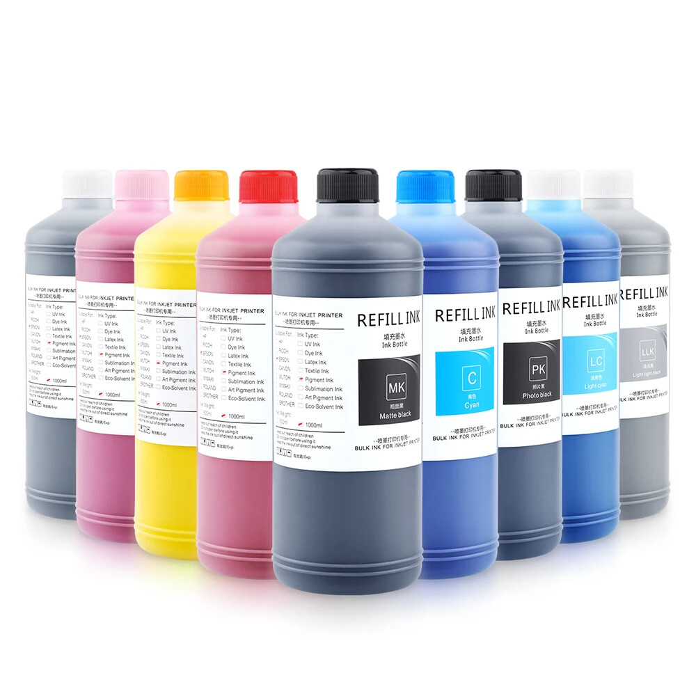 1000ML 9 Colors Genuine High Quality Pigment Printing Ink For Surecolor SC-P400