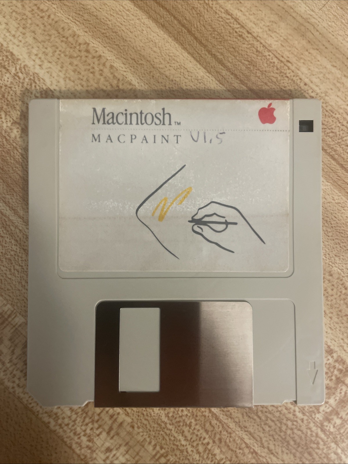 Apple Macintosh MacPaint 1.5 - 690-5011-D - Genuine Authentic Rare 1984 - 400k