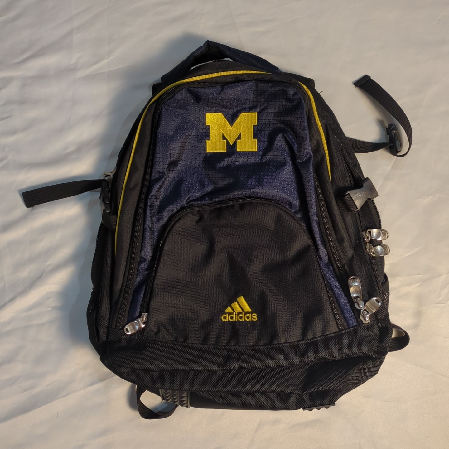 University Of Michigan Adidas Backpack Bookbag