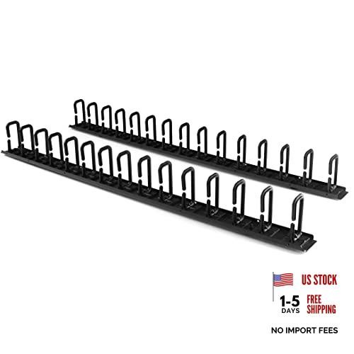 StarTech 40U Vertical Server Rack Cable Manager, 2-Pack 3ft 20U 2-pk Vertical