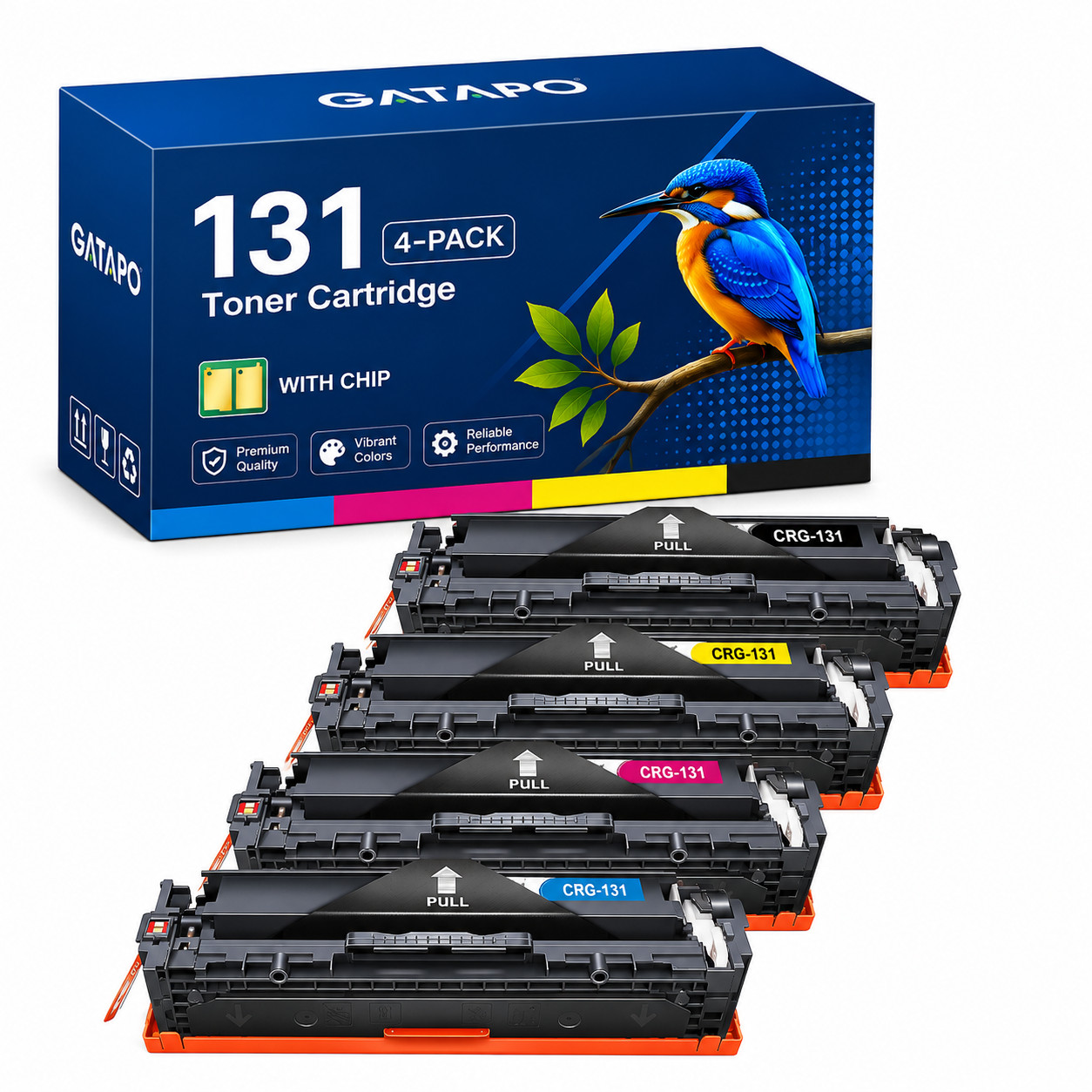 4PK 131 Toner Set For131 Toenr ImageCLASS MF8280Cw MF624Cw MFC628Cw