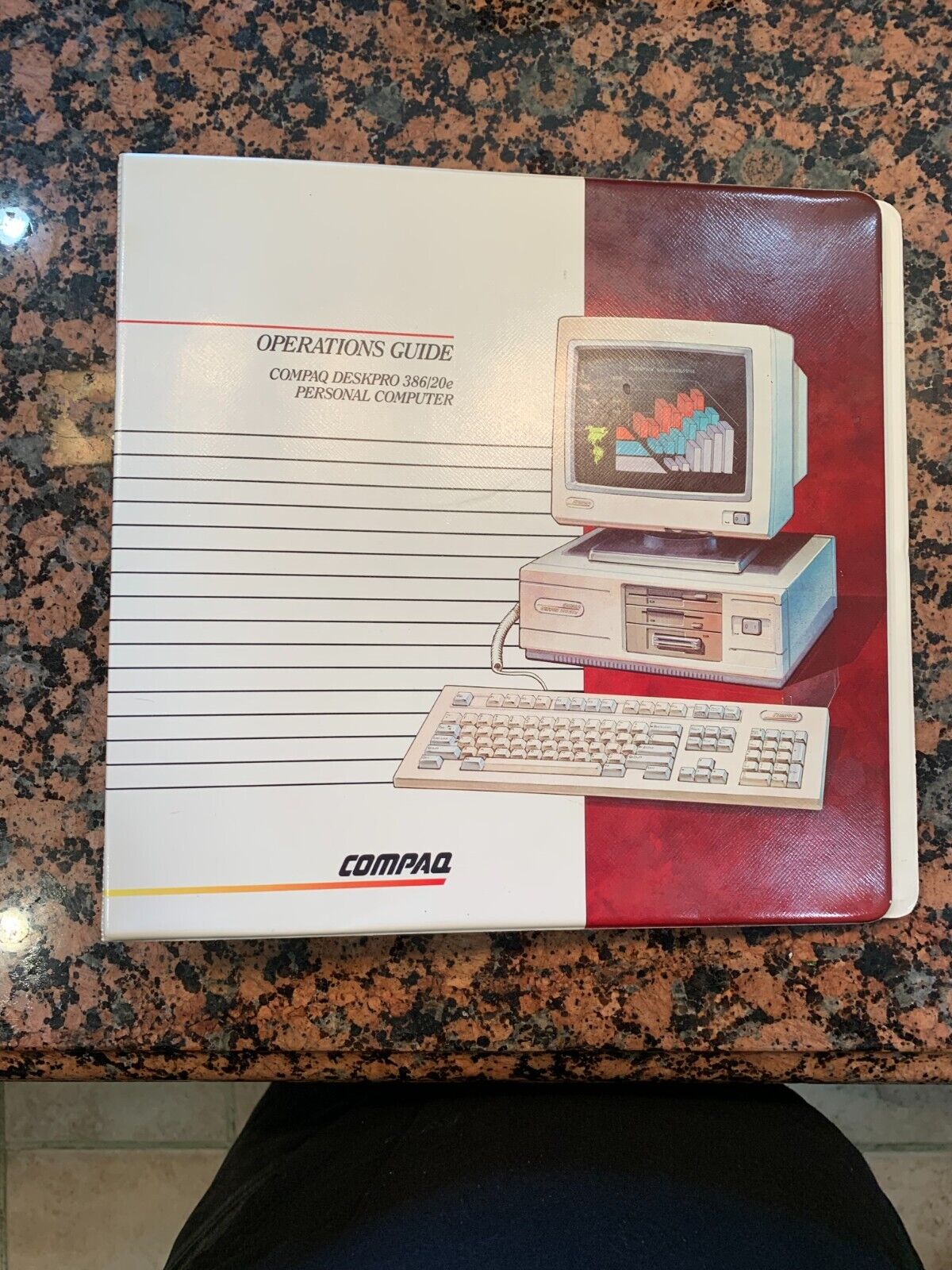Compaq Deskpro Operations Guide 386/20e - Rare