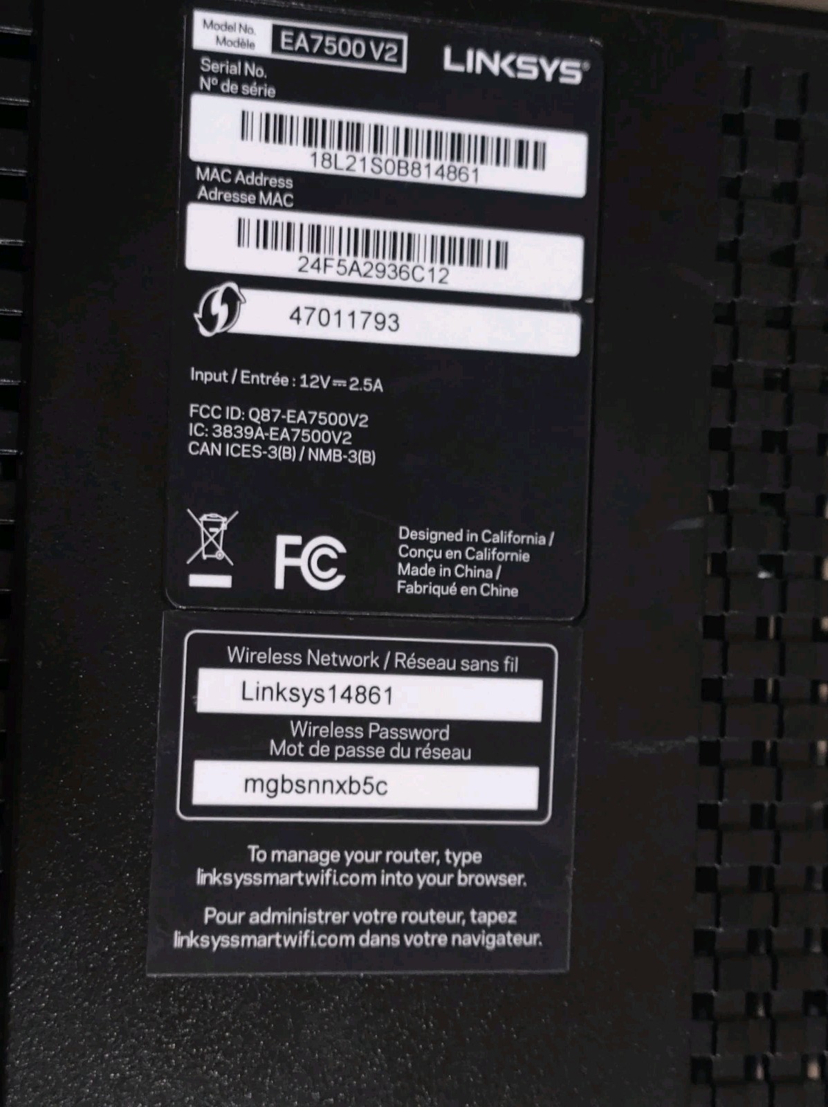 Linksys AC1900 (Max Stream EA7500v2) DB  Router Multiple Connections 