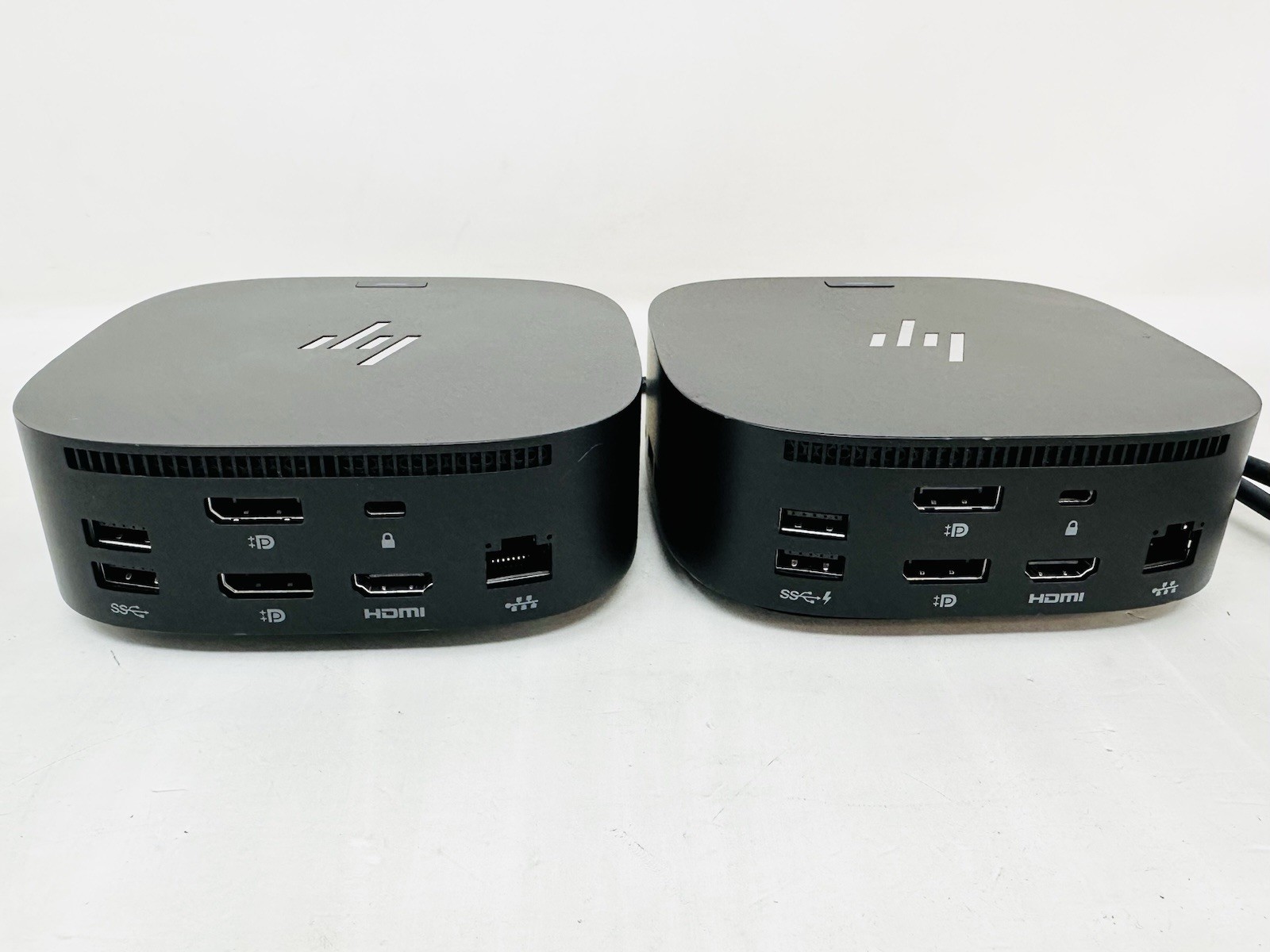 SET OF: 2 HP USB-C UNIVERSAL DOCK G2/G5 DisplayLink 4K DOCKING STATIONS - USED