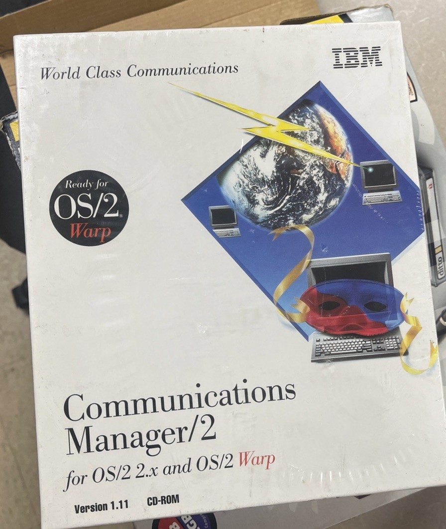 IBM OS/2 WARP Communications Manager 2 UNOPENED in original plastic
