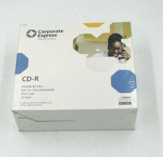 CORPORATE EXPRESS 52x-700 Mb - 10 Pack Slim Jewel Case