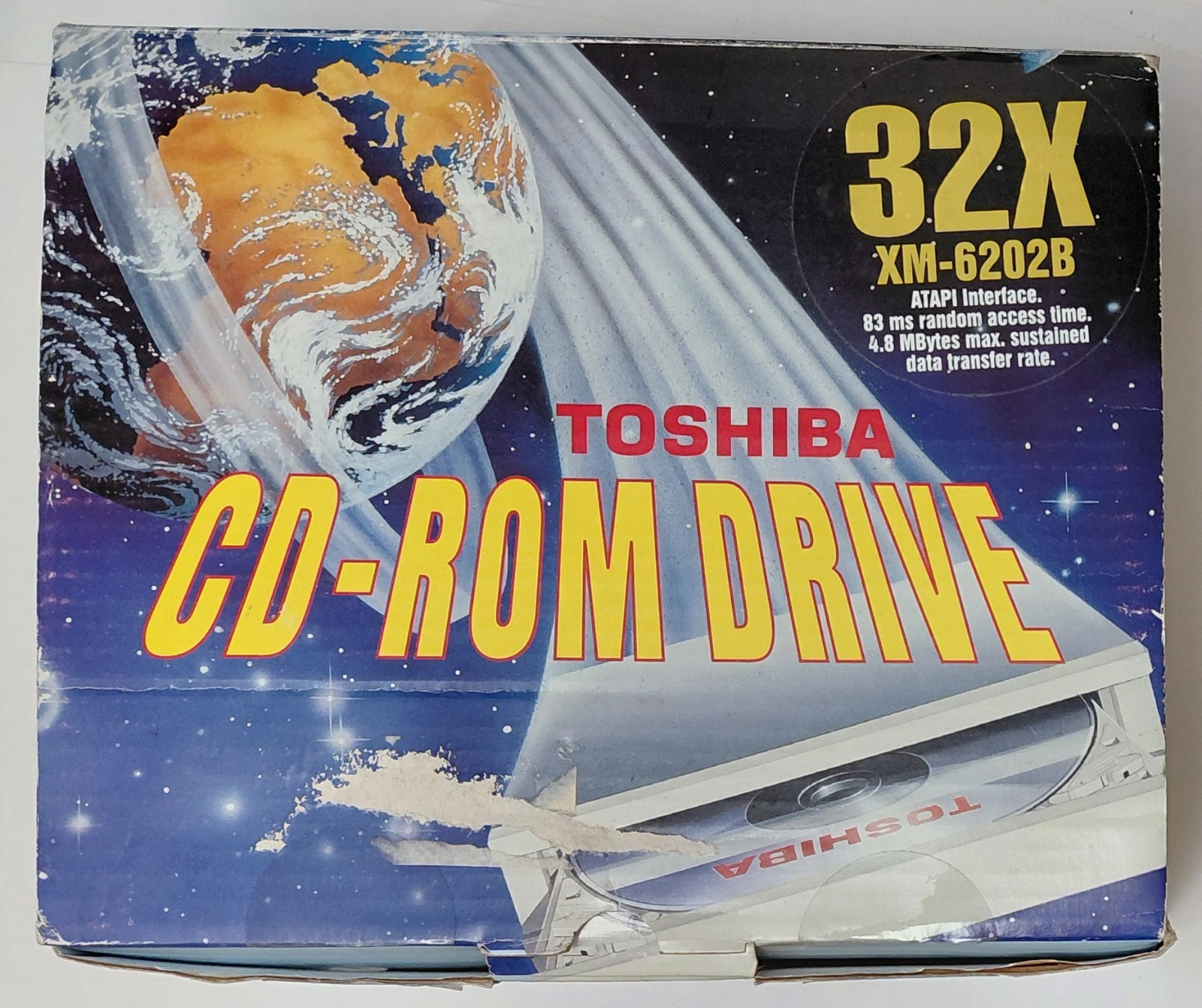 Toshiba XM-6202B 32x IDE CD-ROM Drive (Retro, 1998, NOS)