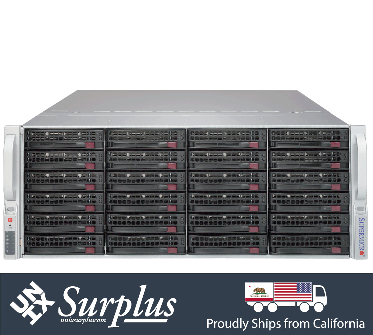 Supermicro 4U 36 Bay SAS3 UnRaid Server Xeon 28 Core 64GB 847BE1C-R1K28LPB SQ  A