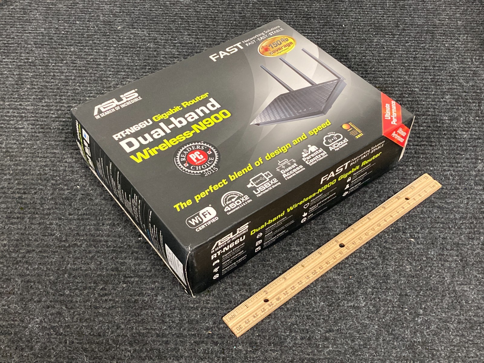 ASUS Wireless-N900 RT-N66U Gigabit Router - Open Box -