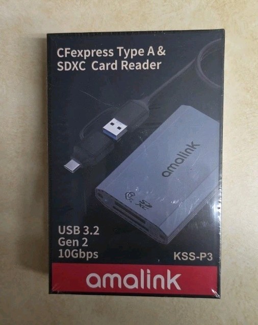 CFexpress Type A & SDXC Gen 2 Card Reader-Dual Slot Adapter w/ USB 3.2 Amalink