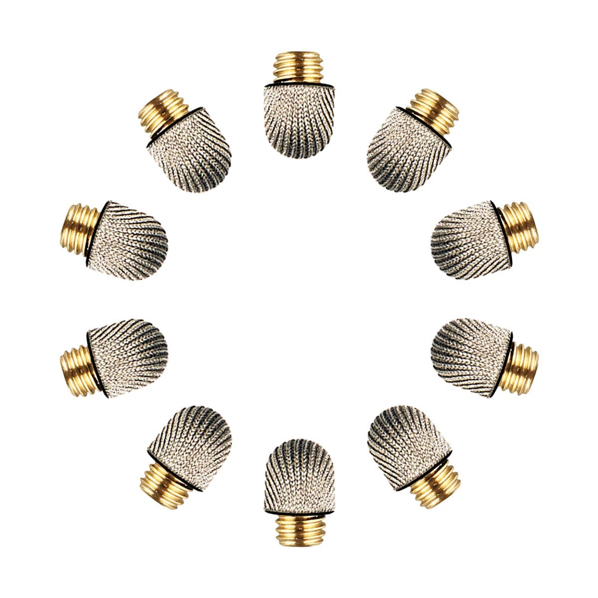 Elzo Replacement Fiber Tips, Pack of 10 Stylus Replaceable Mesh Tips with... 