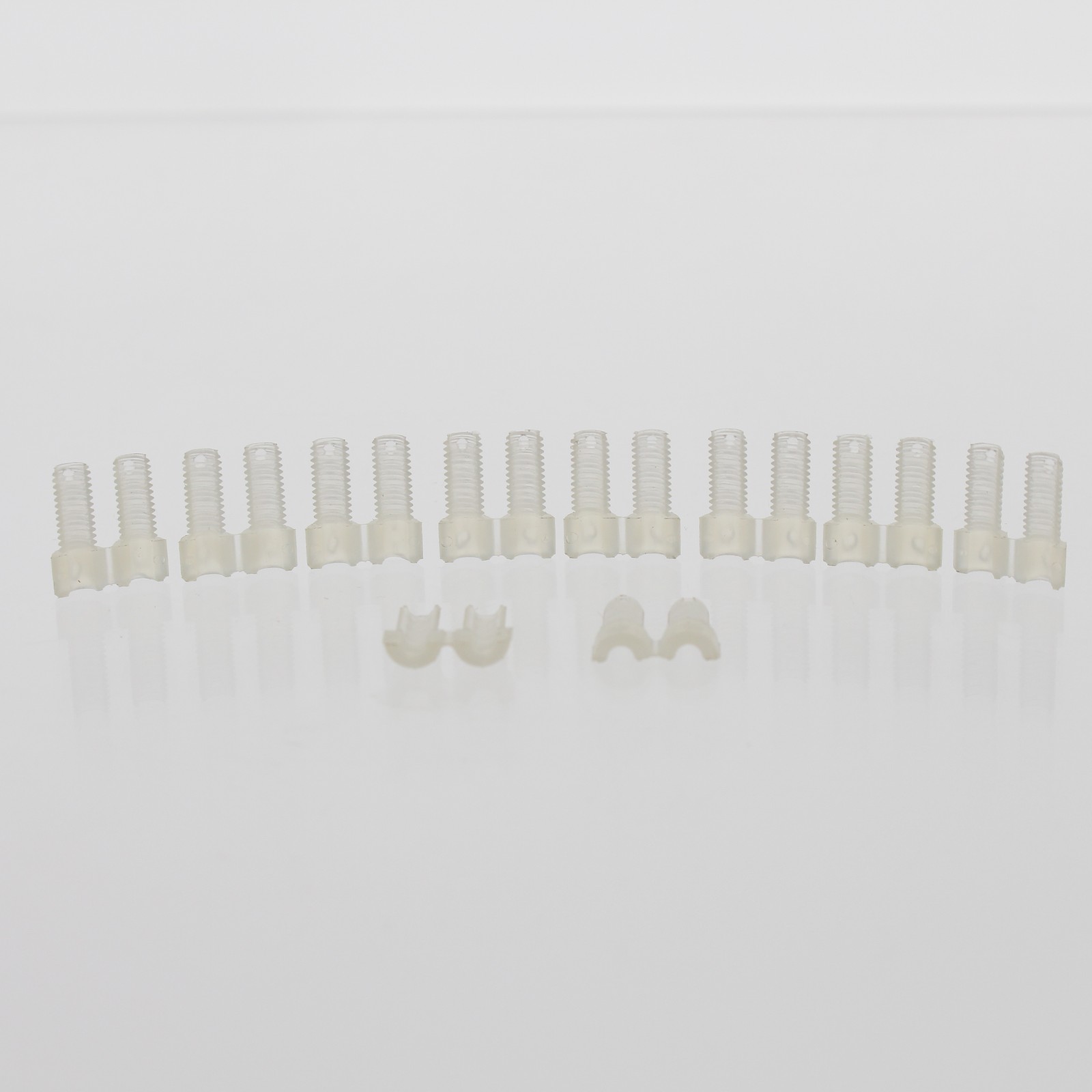 Leviton 49885-SLV Nylon Retention Sleeve Multimode Thread-Lock Connectors 10pcs