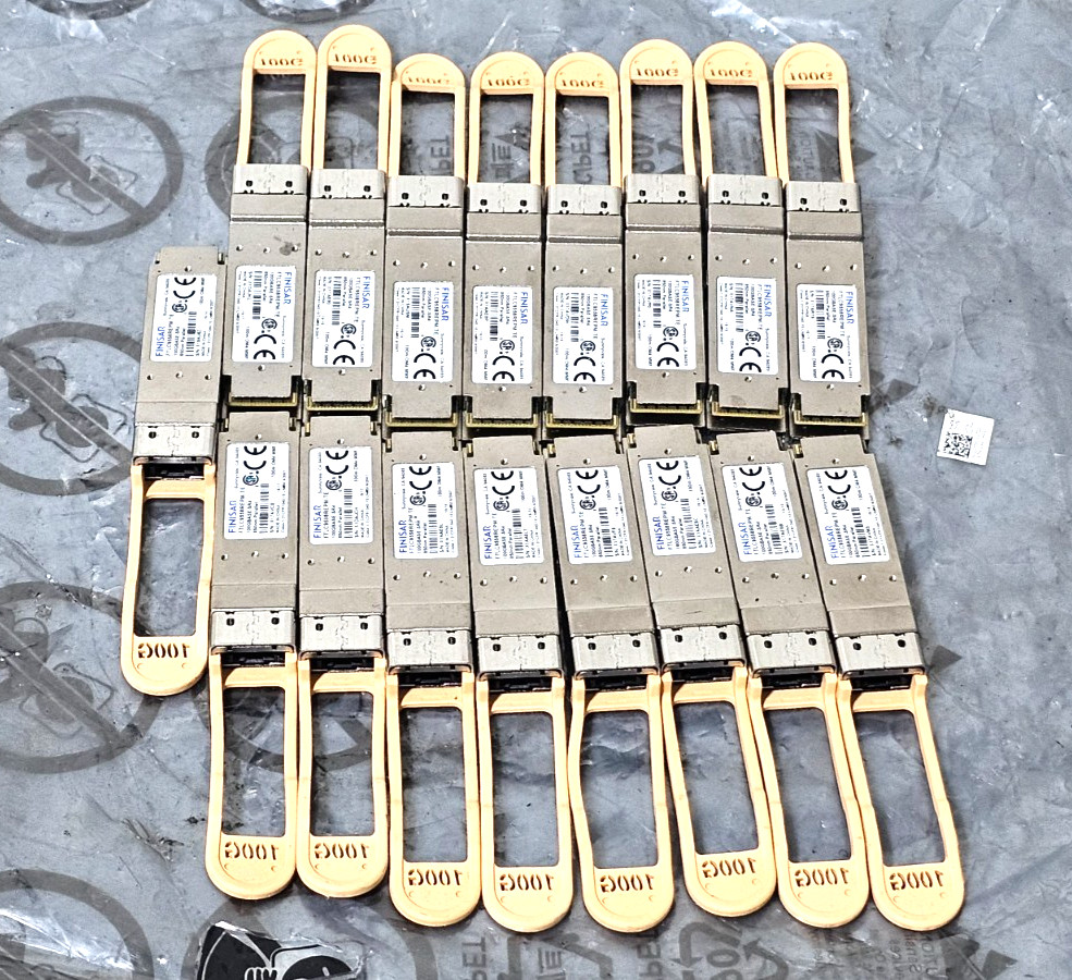 Finisar FTLC9558REPM-TE 100m Parallel MMF 100G QSFP28 Optical Transceiver Lot 17