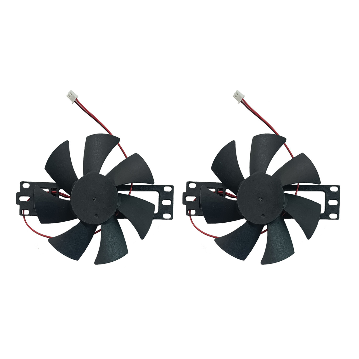 2-pk DC 12V 18V Universal Case Cooling Fan for Induction Cooker Repair