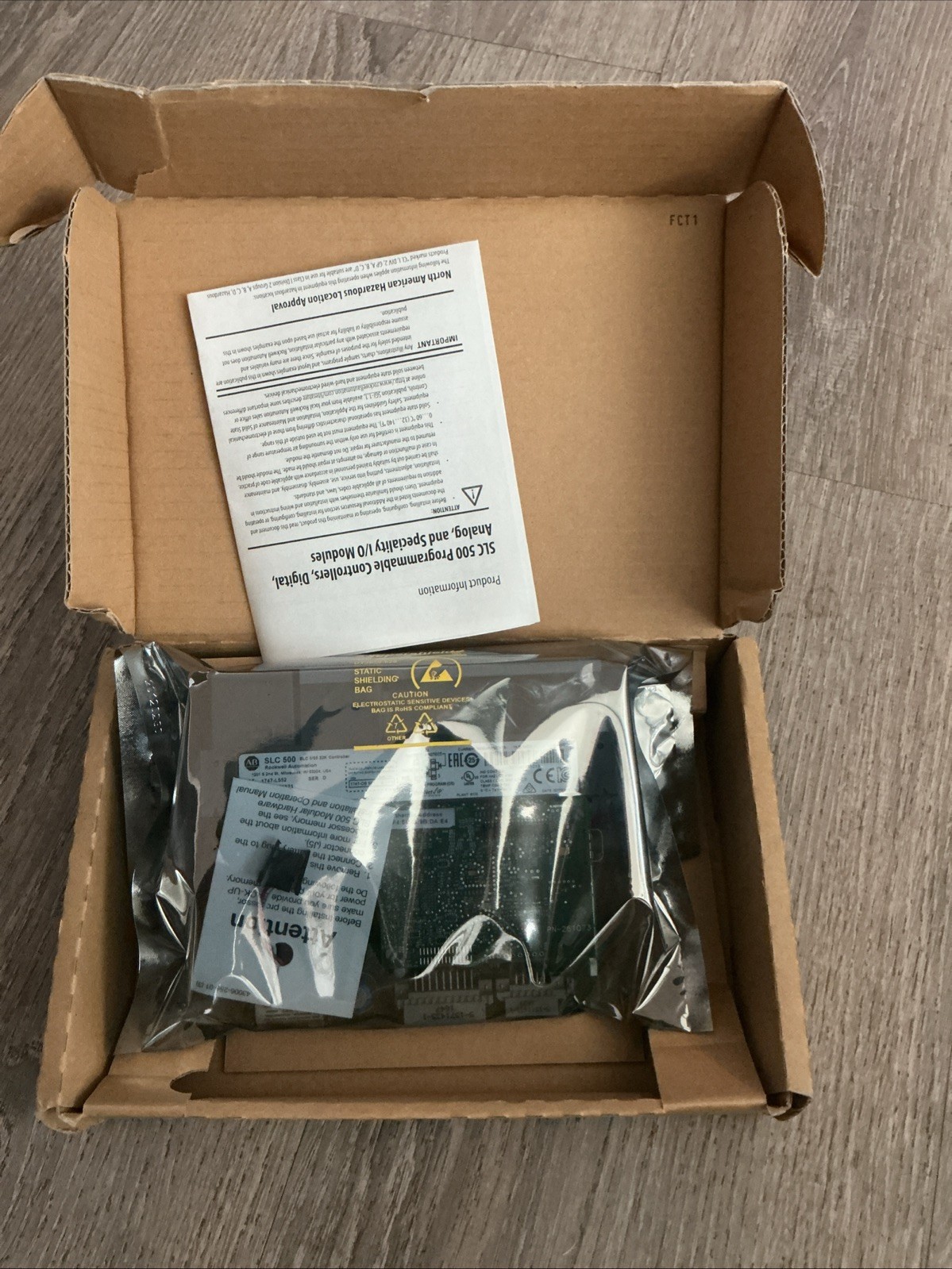 Surplus Open Allen Bradley 1747-L552 /D Frn 13 SLC 500 Processor 5/05 New Read *