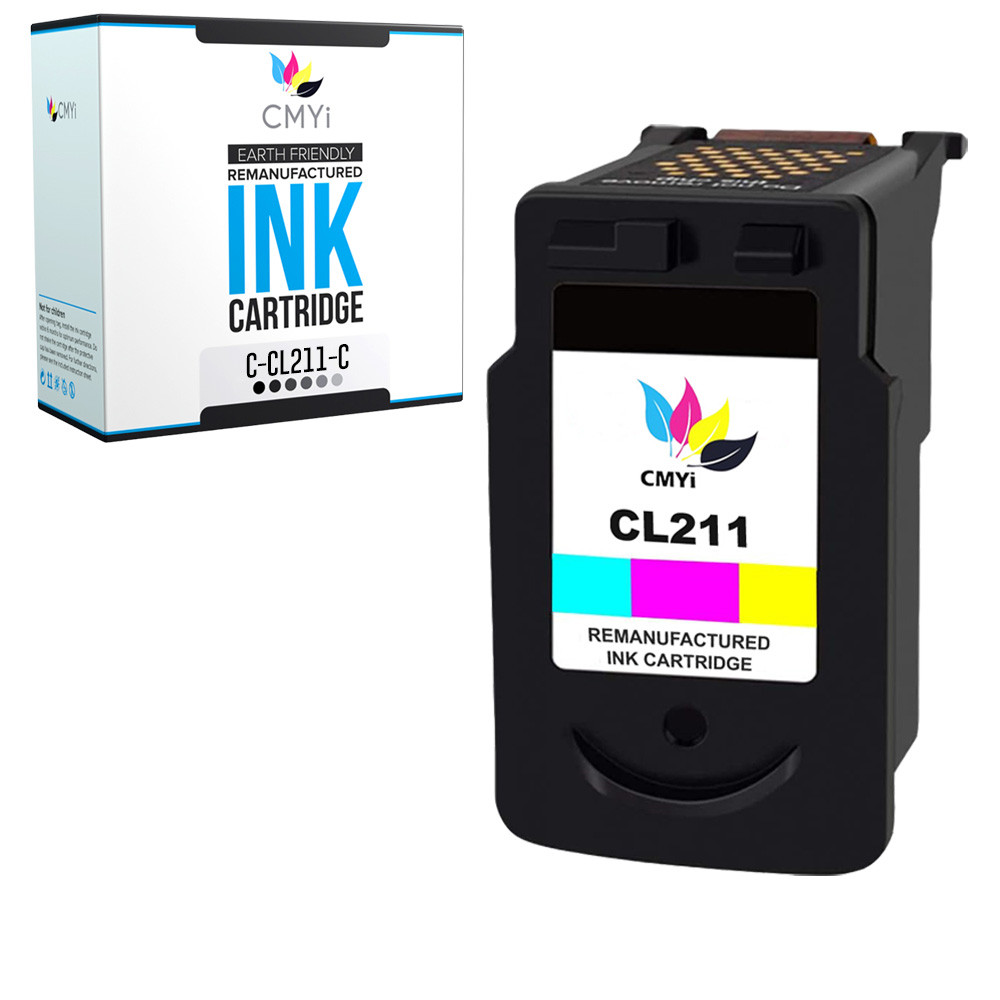 1PK Compatible Canon 211 Ink Cartridge Color for PIXMA MX360 MX410 MX420 iP2700