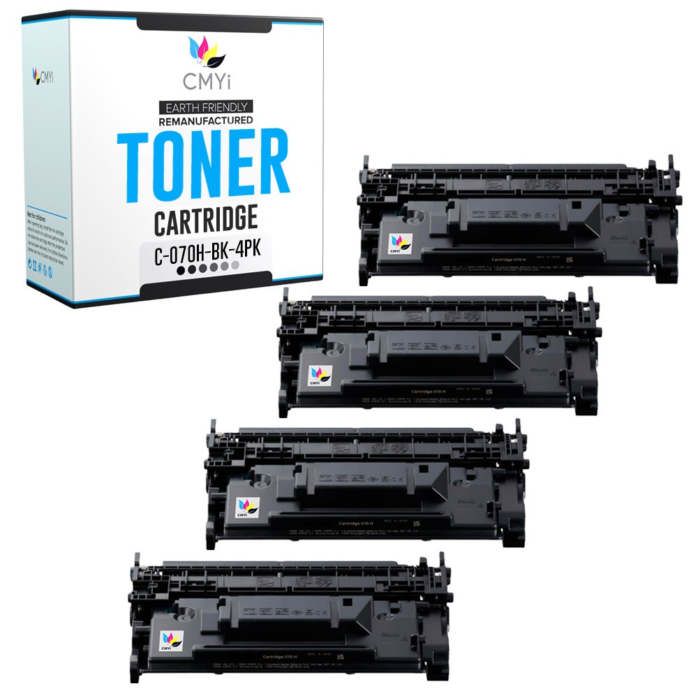 CMYi 4PK Replacement 070H Printer Toner Cartridges for Canon imageCLASS LBP246dw