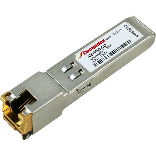 3CSFP93 - SFP 1000BASE-T (RJ45/100m/ Category 5) (Compatible with 3Com)