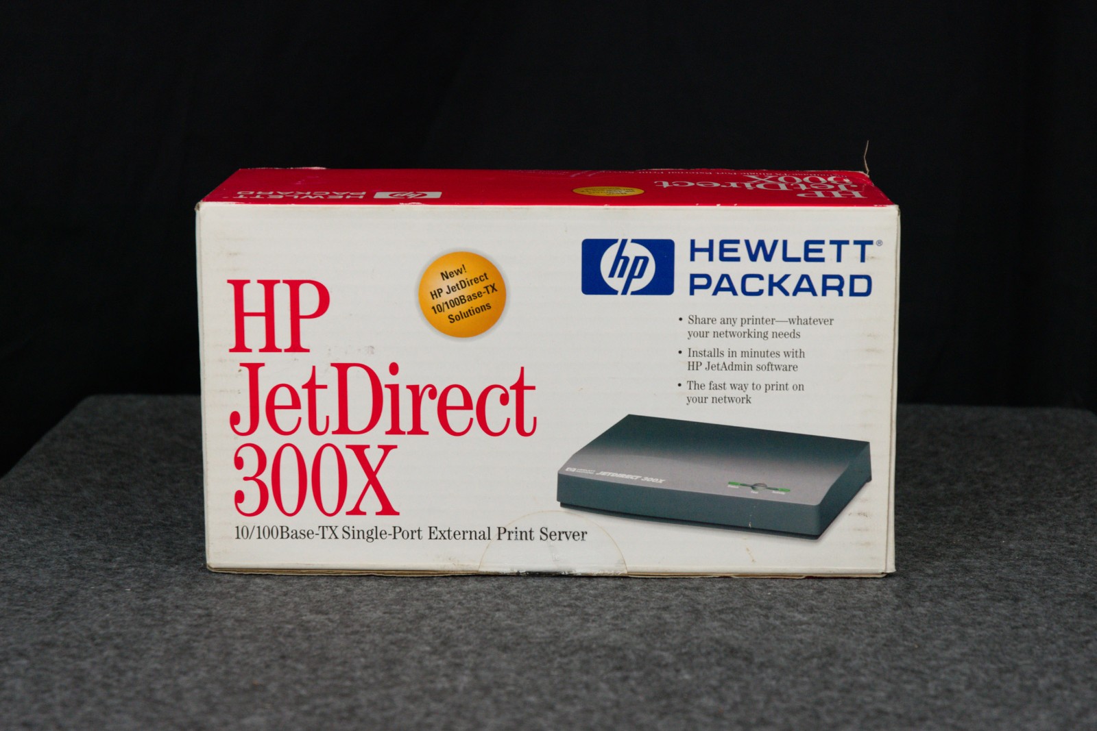 HP Jetdirect 300X, New Unopened, Early 2000s style box