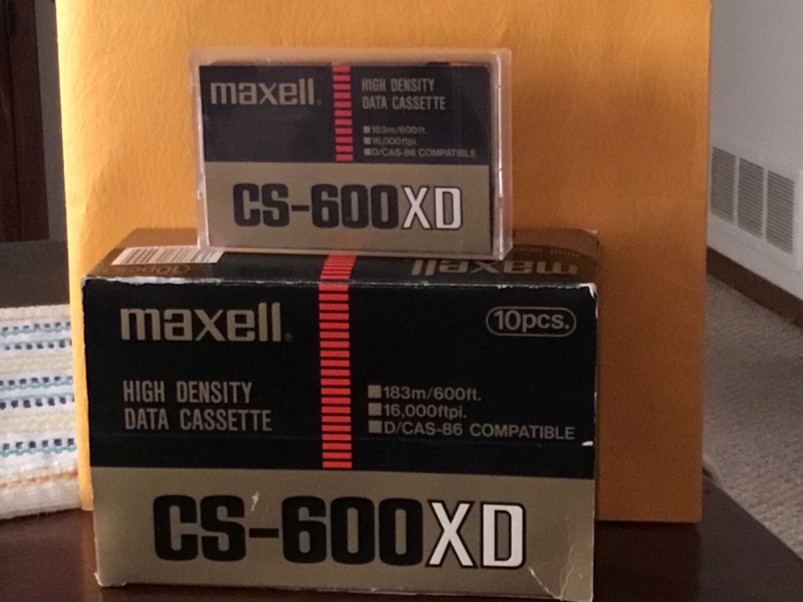 Maxell CS-600XD High Density Data Cassettes CS600XD  New Lot of 11 