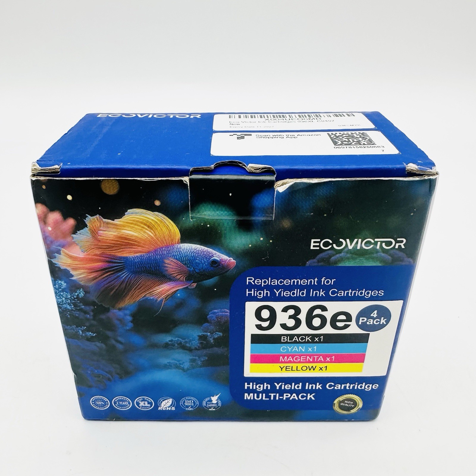 936E 936XL Ink Cartridge (4-Pack) for HP OfficeJet 9120 9135e 9120e 9110 9730e