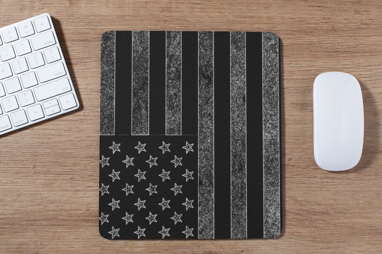 American Flag Mousepad Gaming USA Flag Mouse Pad For Laptop PC Desk Mat