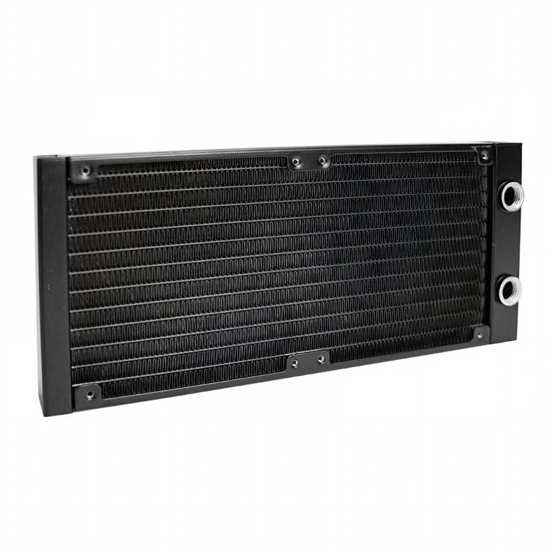 240mm Low Profile Aluminum Water Cooling Radiator G1/4 12-Channel for SFF ITX PC