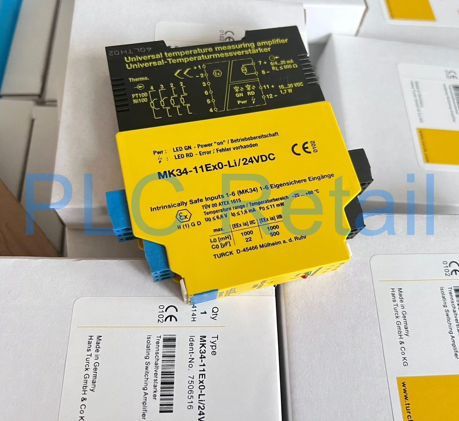 1PCS NEW TURCK relay MK34-11Exo-Li/24VDC Fast delivery