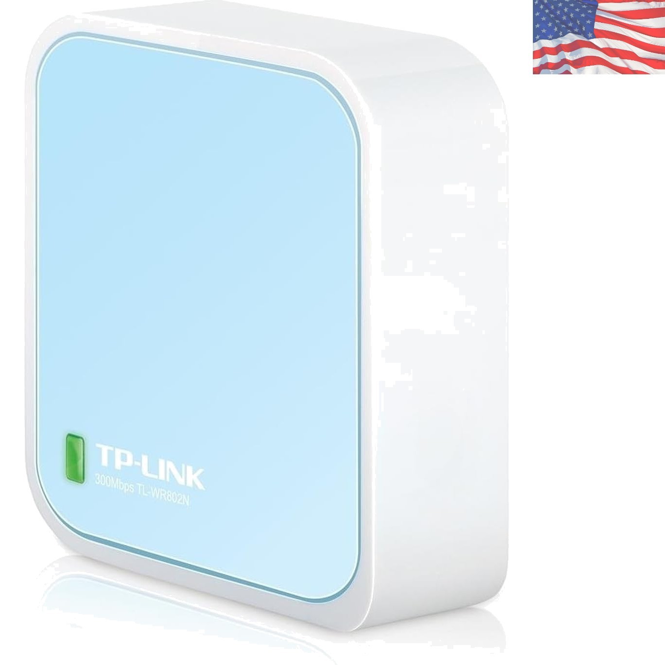 Compact N300 Portable Router - 300 Mbps Travel WiFi with USB Power Option