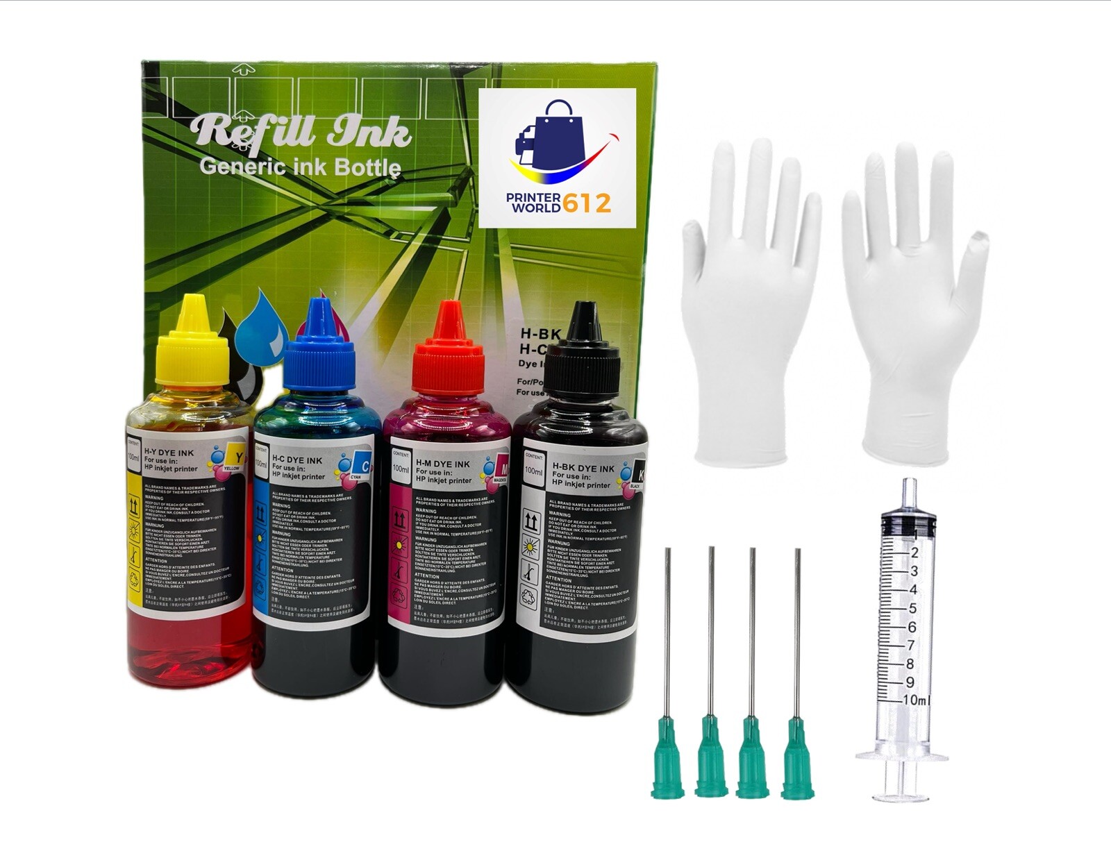 4x100ml ink refill for HP 910 910xl OfficeJet Pro 8035 8028 8025 8022 8020