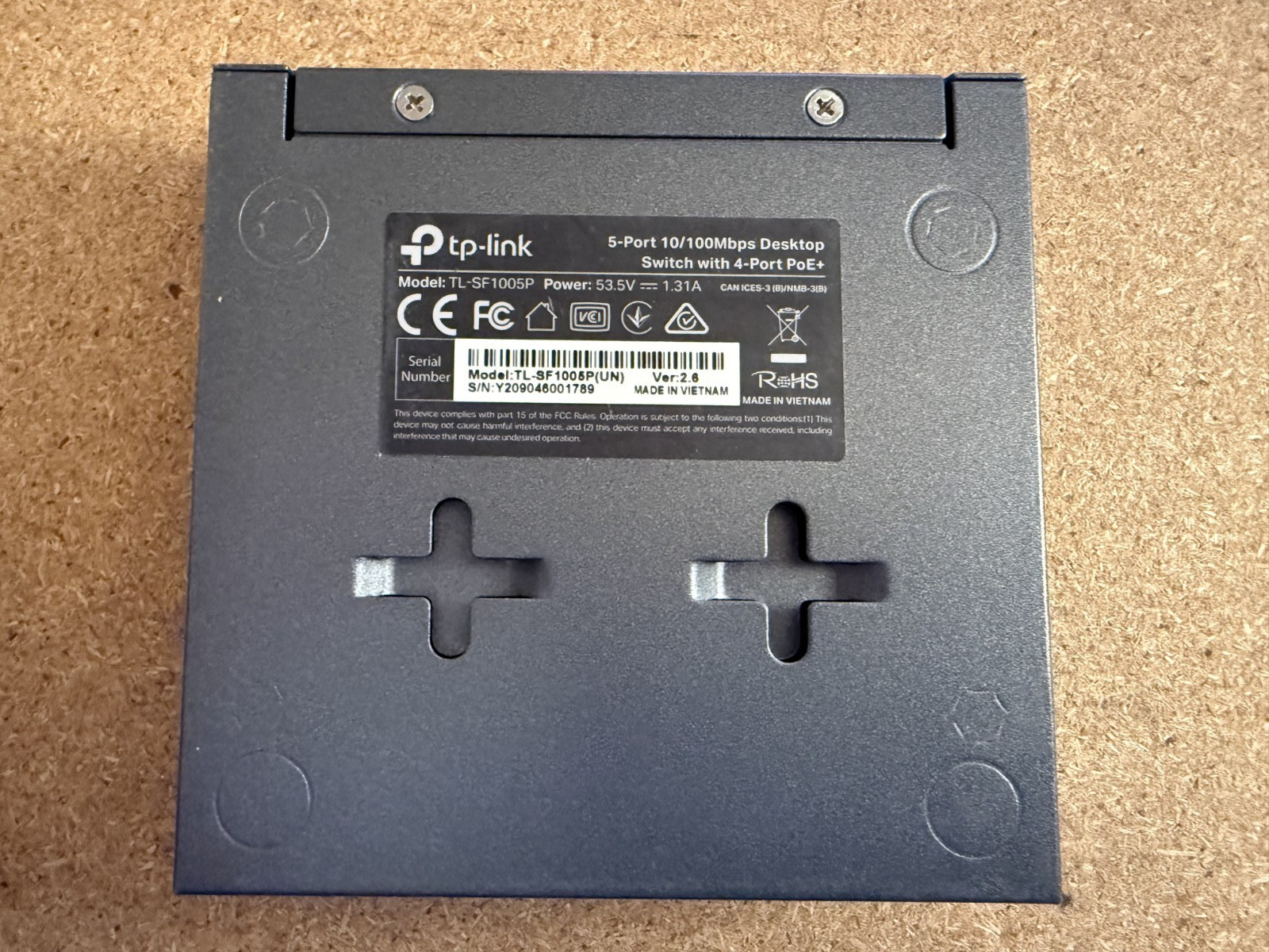 TP-LINK Model:TL-SF1005P