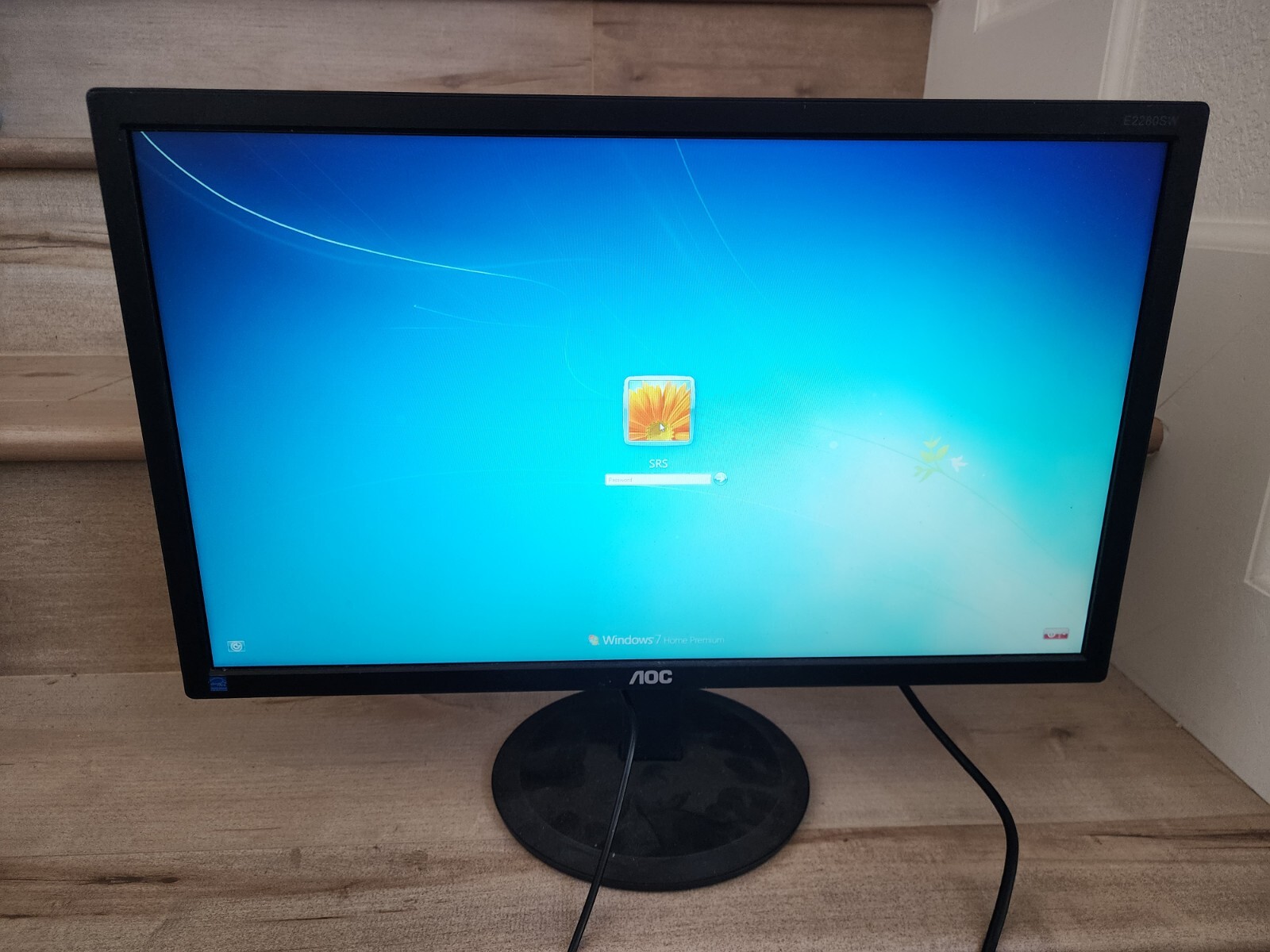 AOC E2280SWDN 22" LED-Lit Monitor, Full HD 1080