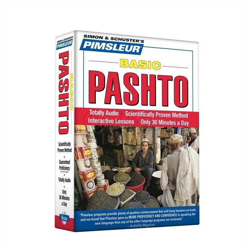 NEW 5 CD Pimsleur Learn to Speak Basic Pashto Language
