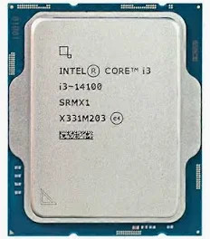 Intel Core i3-14100 Desktop Processor 4 cores 4 P-cores 4.7 GHz BX8071514100