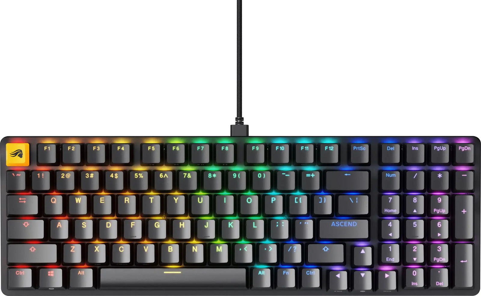 GLORIOUS GMMK 2 Gaming Mechanical Keyboard Hotswap Cherry Mx Style 96% - Black