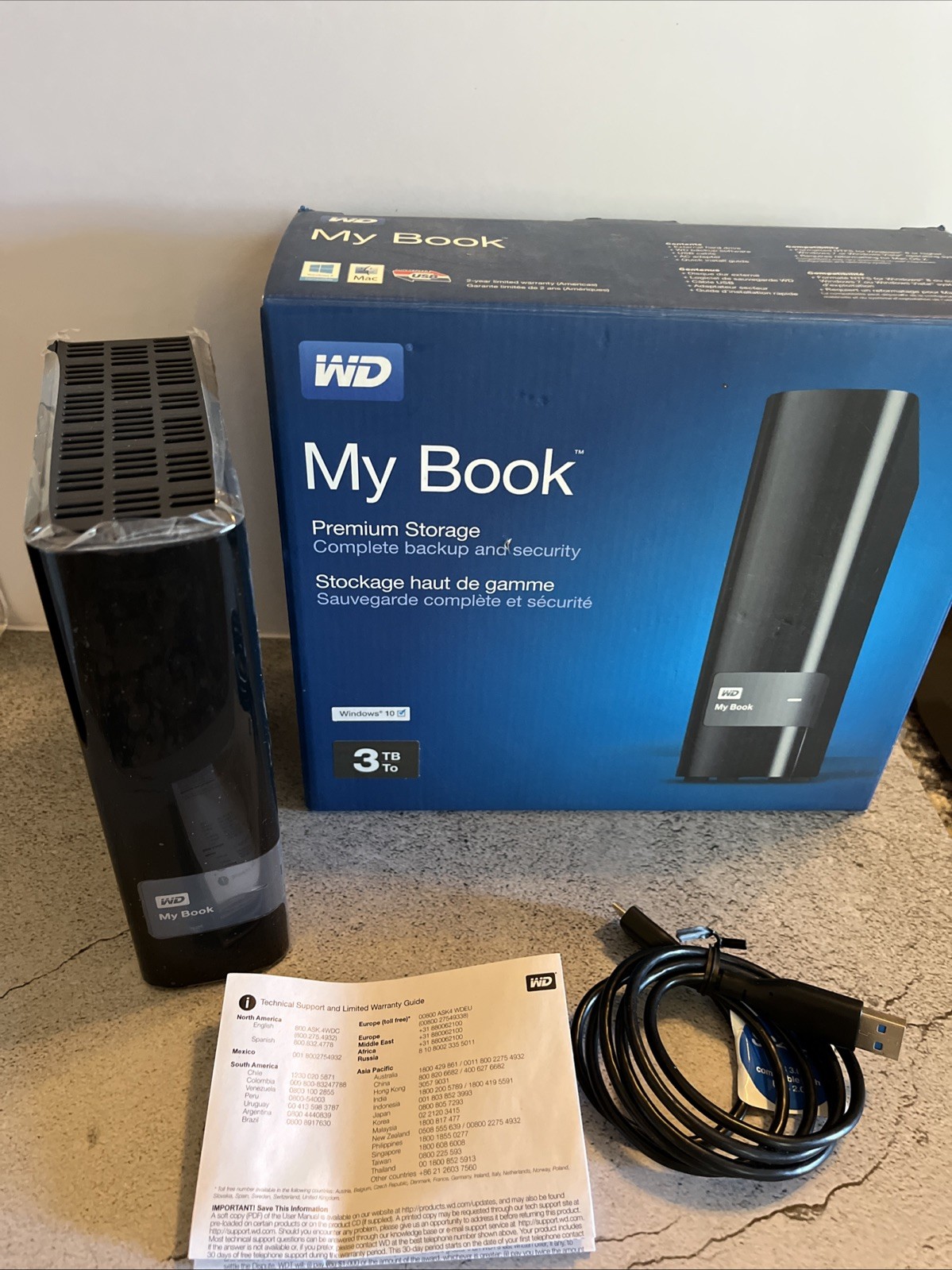 Western Digital WD My Book 3TB External USB 3.0 Hard Drive WDBFJK0030HBK-04