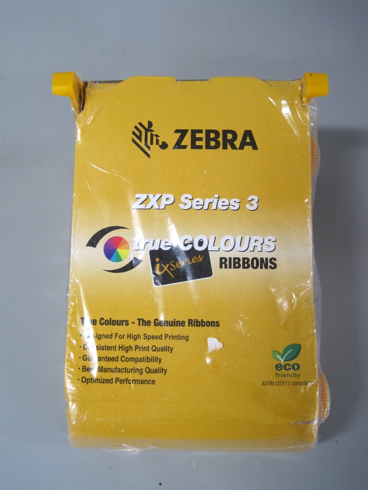 Zebra 800033-340 ZXP Series 3 True Colours ix Series Color YMCKO Ribbon Sealed
