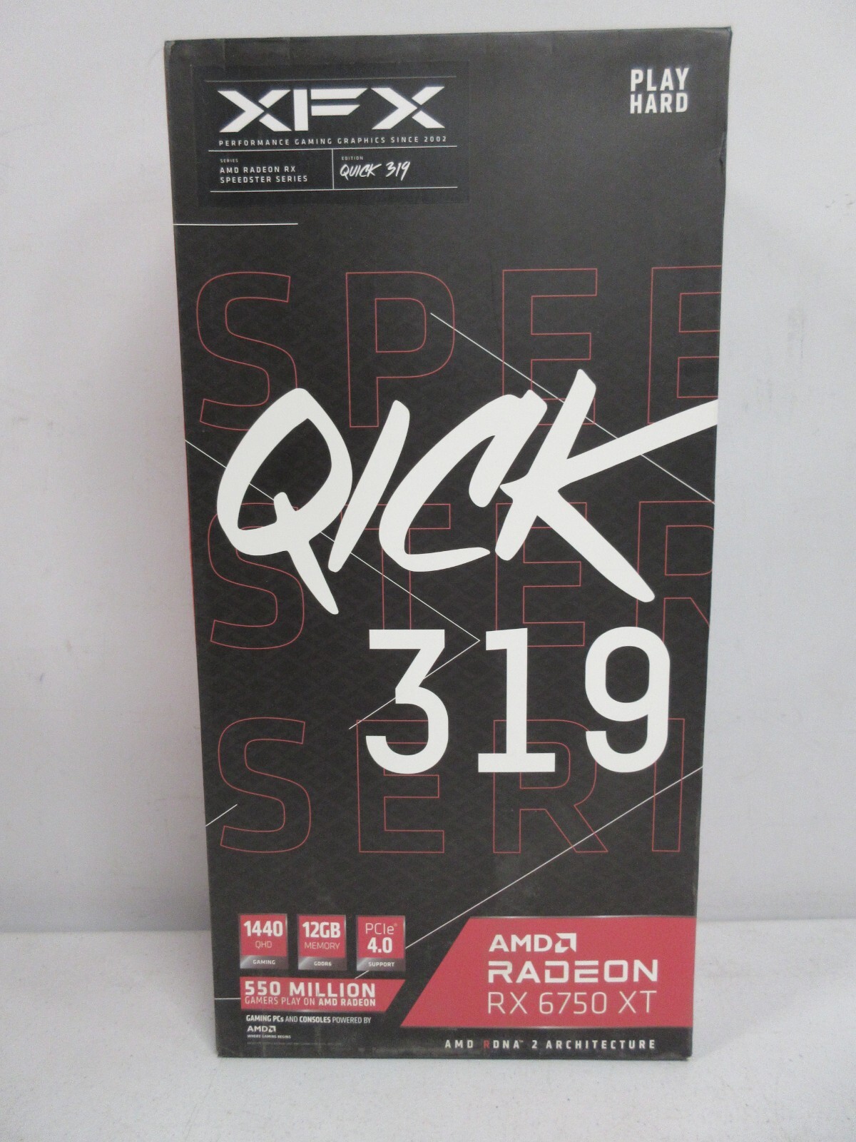 XFX Speedster QICK319 Radeon RX 6750XT CORE Gaming Graphics Card with 12GB GDDR6