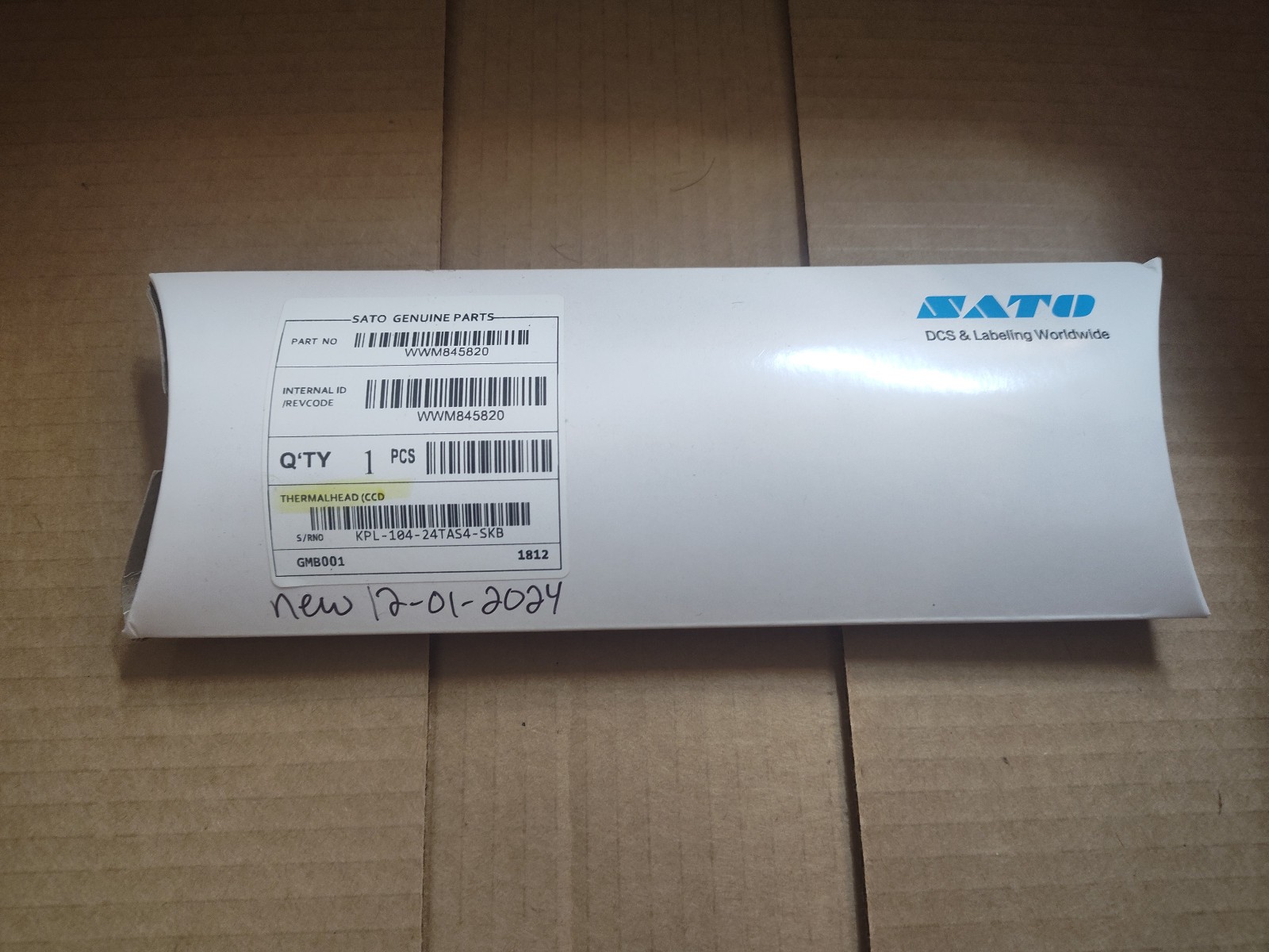 WWM845820 New Open Box Genuine Printhead SATO M84Pro Label Printer 600dpi