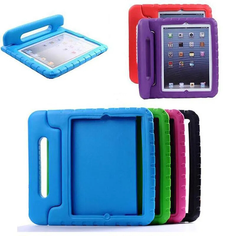 iPad 2/3/4 Shockproof EVA Case Portable with Convertible Handle Stand